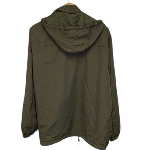 Ruing Olive Green Water and Wind Resistant Outdoor Hooded Jacket Size XL - Picture 5 of 13